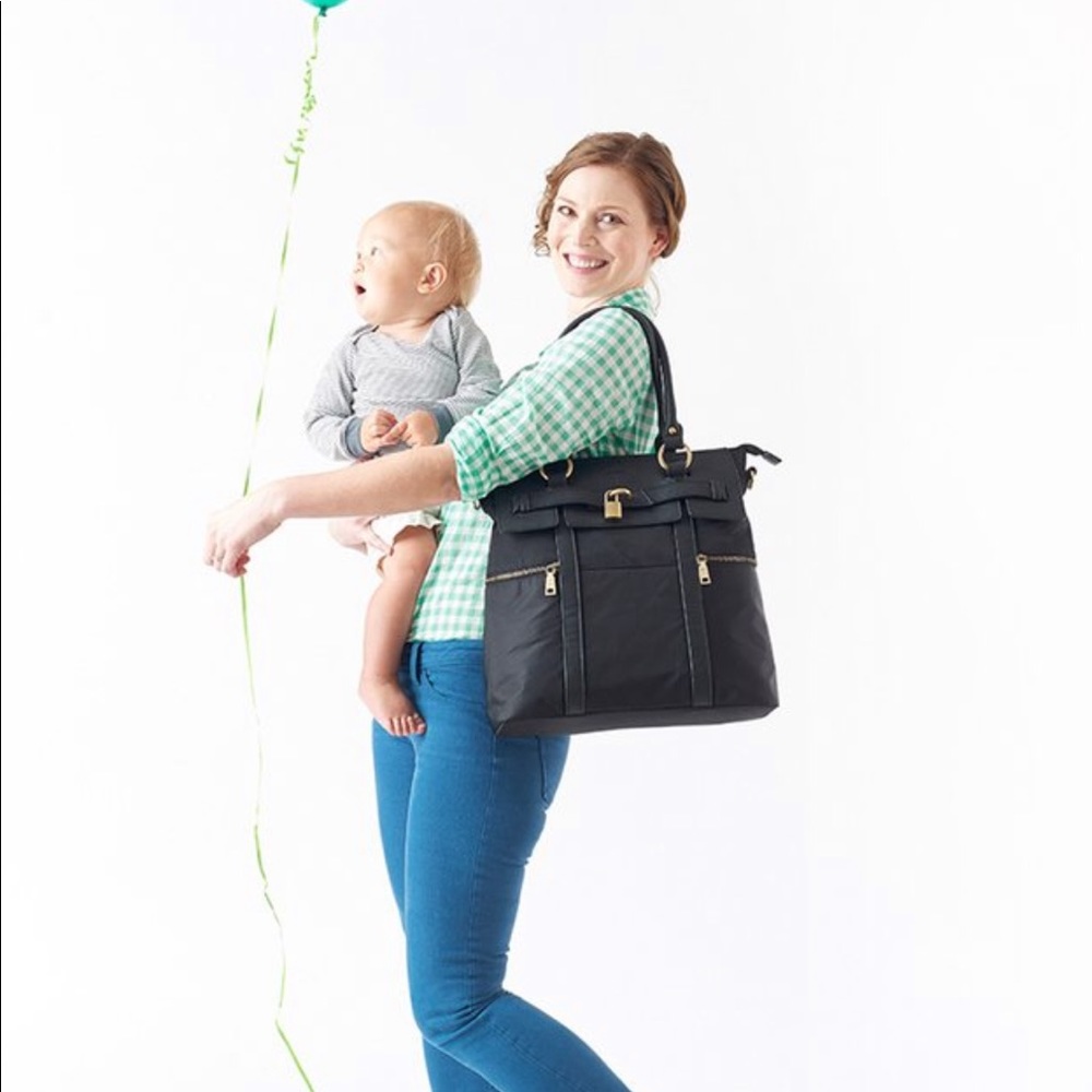 • Newlie • Louise Backpack Diaper Bag Black